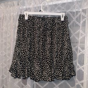 Leopard print skirt